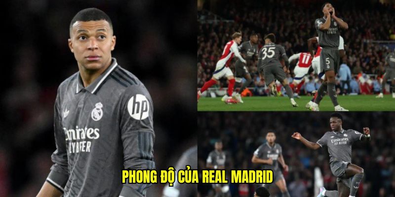 Phong độ của Real Madrid trong những trận đấu gần đây